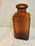 Antique Amber Poison Bottle  P.D. And Co 104