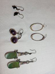 Sterling Earrings Lot 24