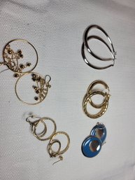Sterling Earrings Lot 65
