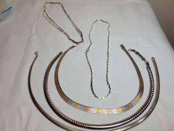 Sterling Necklace Lot 83