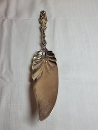 Large Sterling Silver Cake Spoon