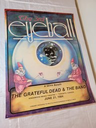 Grateful Dead 3rd Eyeball June 21 1984 Toronto Original Concert Poster 1st Printing