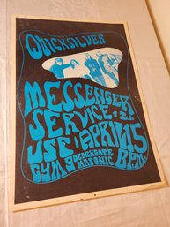 Quicksilver Messenger Service April 15 1967 Original Concert  Poster 1st Printing