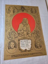 Big Brother And The Holding Co Et Al July 1967 Original Concert Poster 1st Printing