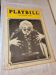 1987 Original Jerry Garcia Playbill Lunt-Fontaine Theatre
