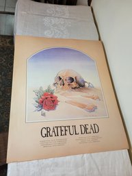 Grateful Dead 1981 Europe Tour Original Concert Poster
