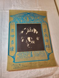 Grateful Dead Golden Road Unlimited Devotion Original Fan Club Poster Signed By Kelly And Mouse