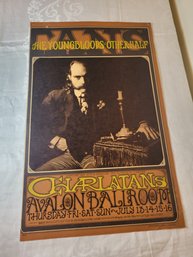 The Youngbloods And The Other Half Charlatans Original Concert Poster 1st Print July 1967