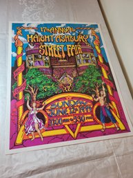 17th Haight Ashbury Street Fair Original Concert Poster