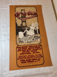 San Francisco Snack Benefit Concert Match 23 1975 Original Concert Poster 1st Print