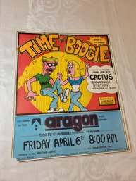 Cactus At Brownsville Station April 6 1973 Original Concert Poster