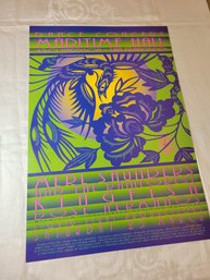 Maritime Hall Dance Concert March 23 1996 Original Concert Poster