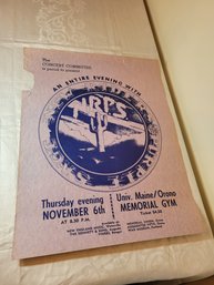 New Riders Of The Purple Sage At Orono Original Concert Poster