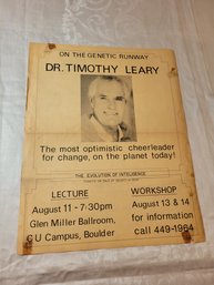 Dr Timothy Leary Original Lecture Poster