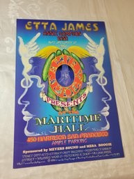 Etta James Annie Simpson Band Jan 1996 Original Concert Poster