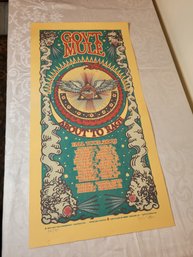 Govt Mule Fall Tour 2005 Original Concert Poster Hand Numbered And Signed By Artist