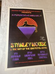 Psychadelic Mind Melt Stanley Mouse And Art Of The Grateful Dead Original Show Poster