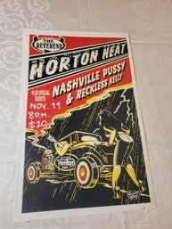 The Reverend Horton Heat Original Concert Handbill