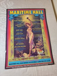 Maritime Hall August 1996 Convert Lineup Original Poster
