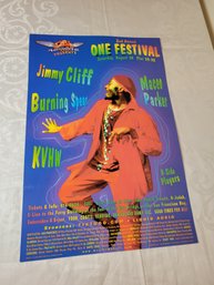 Maritime Hall 2nd Annual One Festival Original Concert Poster
