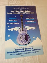 11th Annual Warren Haynes Xmas Jam Dec 22, 1999 Original Concert Poster