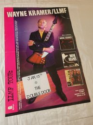 Wayne Kramer Live At The Double Door Original Concert Poster