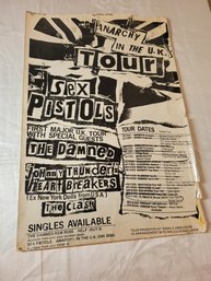 Sex Pistols Anarchy In The Ukraine Original Tour Concert Poster