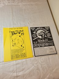 Pair Of Dinosaurs Original Concert Handbills