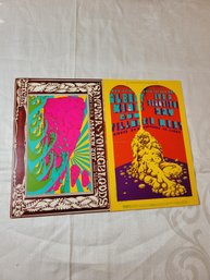 Santana And The Youngbloods At Fillmore West May Lineup 1967 Original Postcard