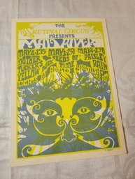 Mad River At Retinal Circus May 1968 Original Concert Postcard