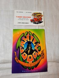 The Family Dog Tshirt Weather 1995 Original Handbill And Business Card