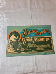 Quicksilver What About Me 1971 Album Original Handbill