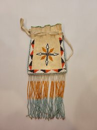 Authentic Handmade Native American Beaded Purse