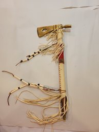 Authentic Handmade Native American Tomahawk Peace Pipe