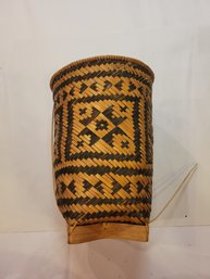Authentic Handmade Native American Shoulder Basket