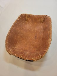 Authentic Handmade Native American Birch Bark Basket