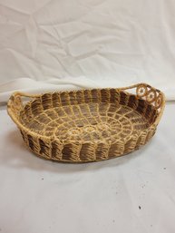 Authentic Handmade Native American Small Handled Basket