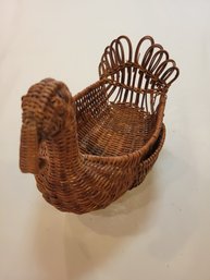 Vintage Turkey Basket