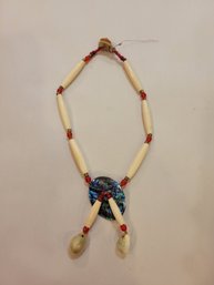 Authentic Handmade Native American Bone Choker