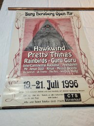 Hawkwind Original Concert Poster