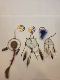 Authentic Native American Handmade Dreamcatcher Lot