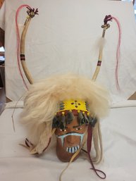 Authentic Handmade Native American Ceremonial Head Dress