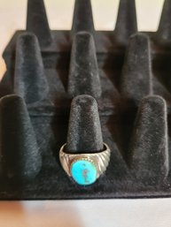 Native American Sterling Ring Size 11.5