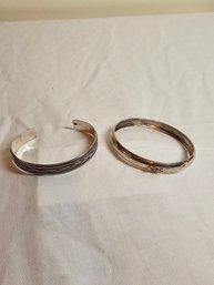 2 Sterling Bracelets