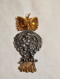 Vintage Owl Pendant