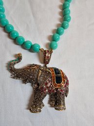Heidi Daus Elephant Necklace