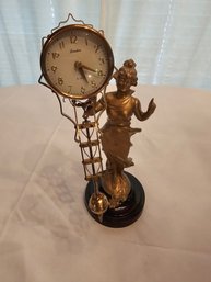Vintage Linden 8 Day Clock Sculpture