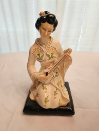 Vintage Tage Abco Lady Playing Music
