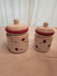 2 Dansk Cherries Jars