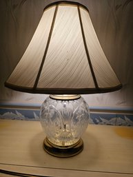 Cut Glass Lamp